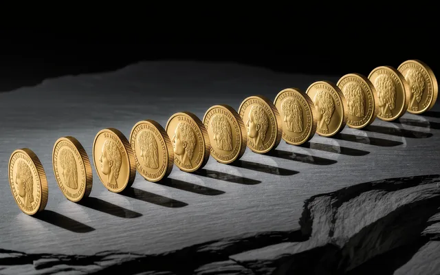Sammlerstücke: Jahrgangsübergreifende Goldmünzen-Sets