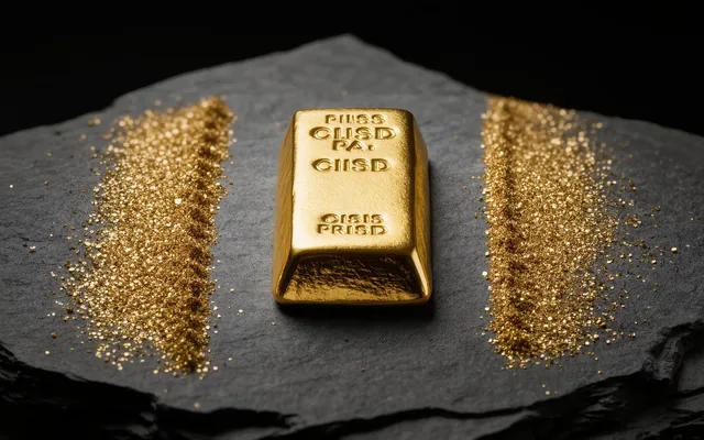 Unterschiede bei gegossenen und geprägten Goldbarren